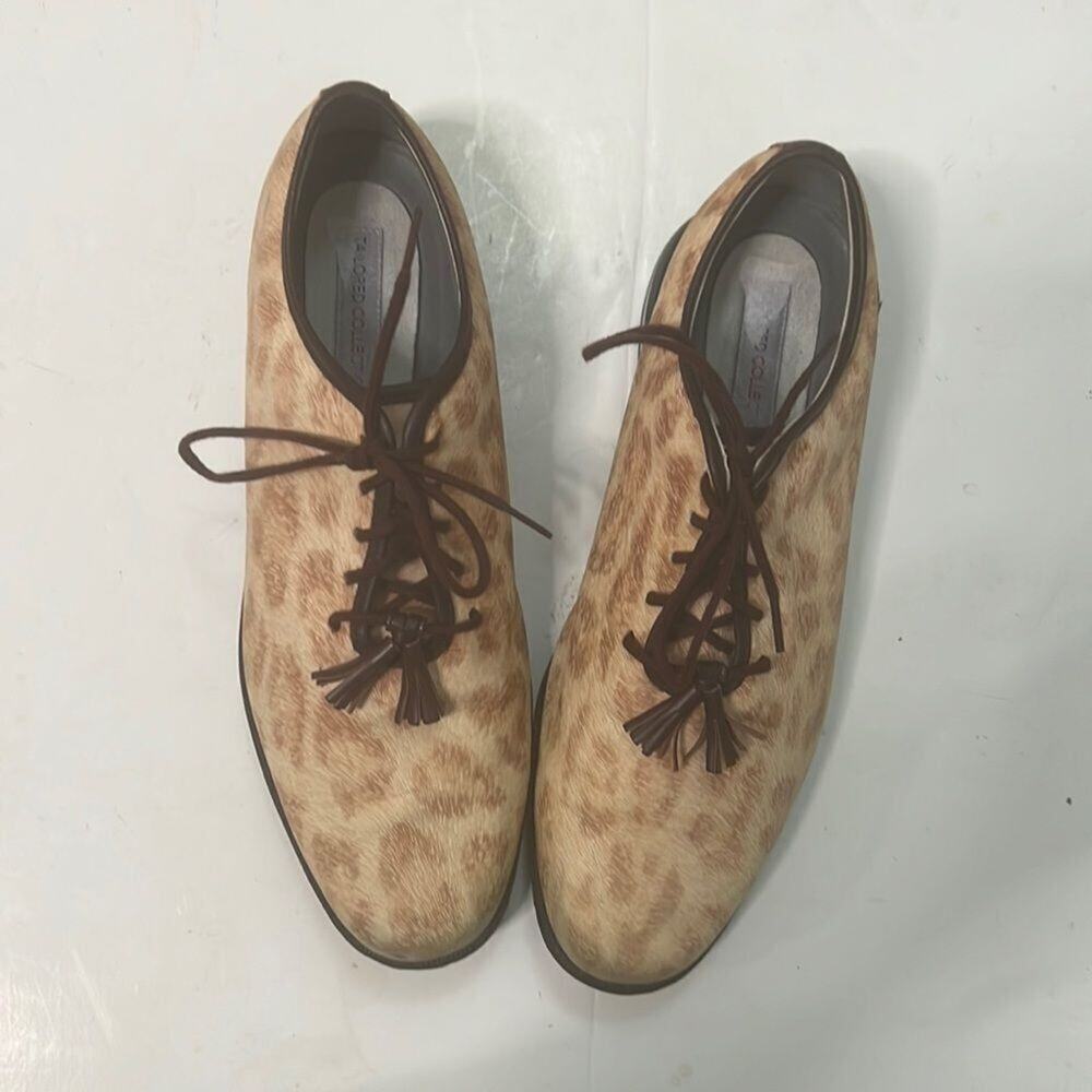 FOOTJOY GOLF TAILORED COLLECTION‎ CHEETAH SPIKELESS GOLF SHOES SIZE 7M